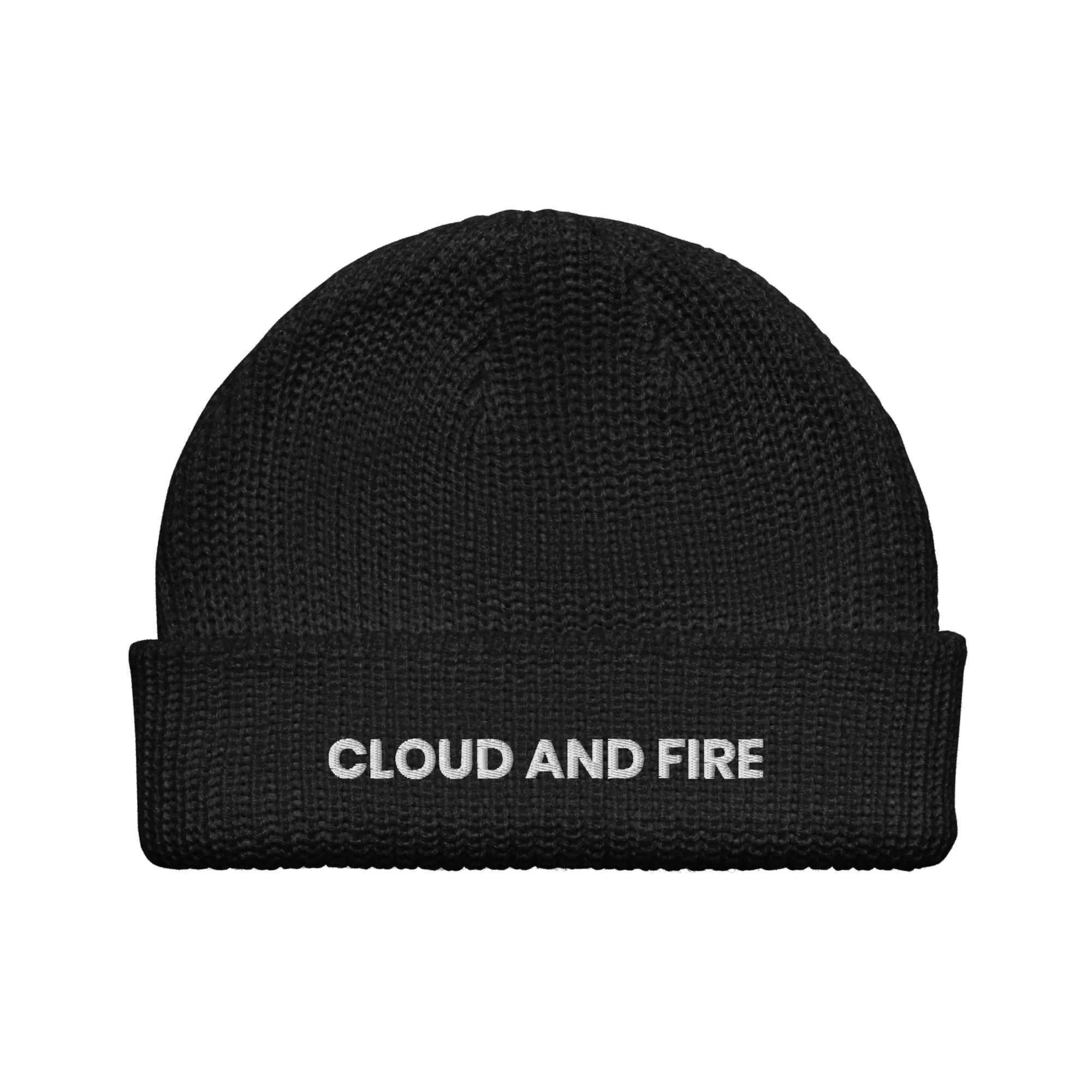 CLOUD AND FIRE Typeface Fisherman Beanie