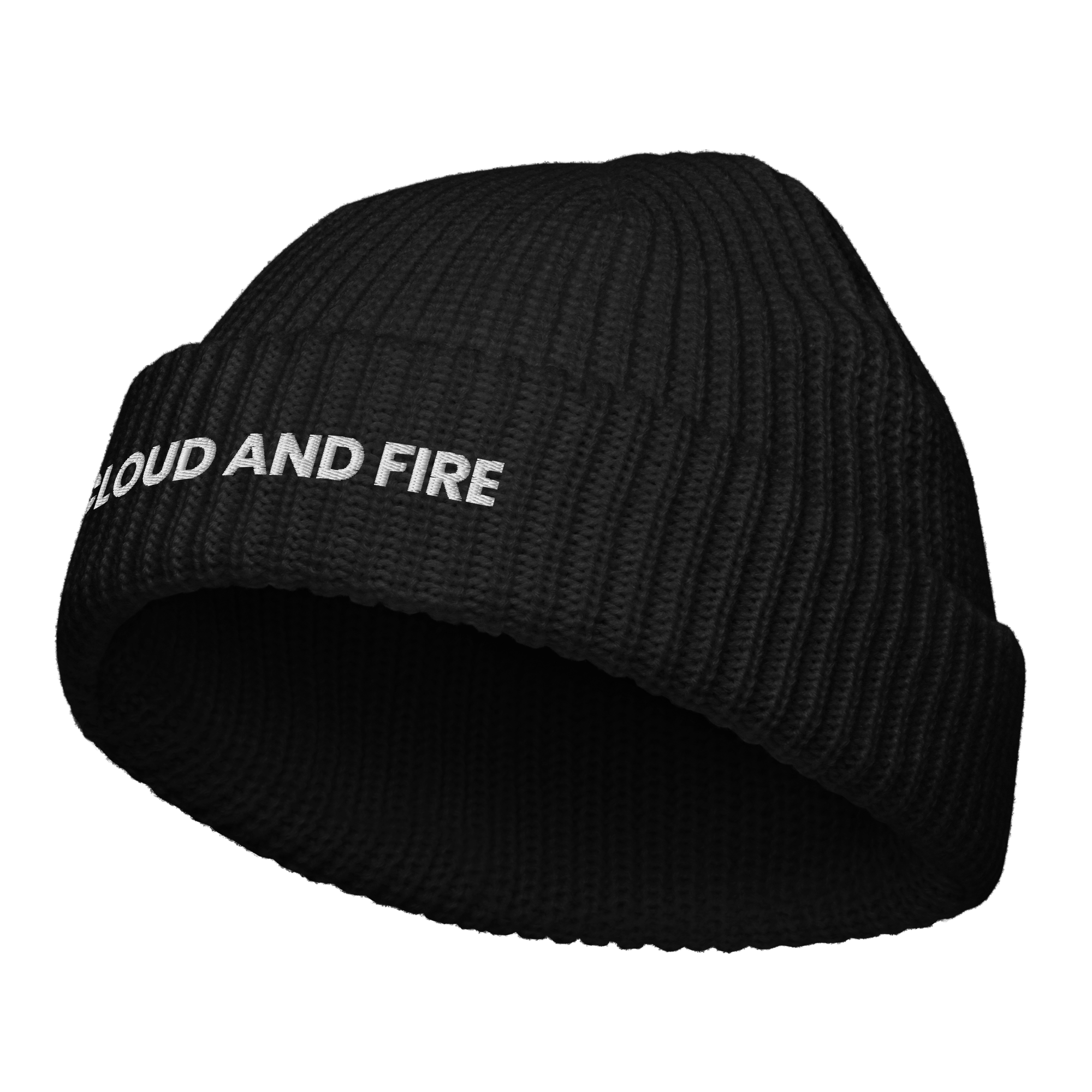 CLOUD AND FIRE Typeface Fisherman Beanie