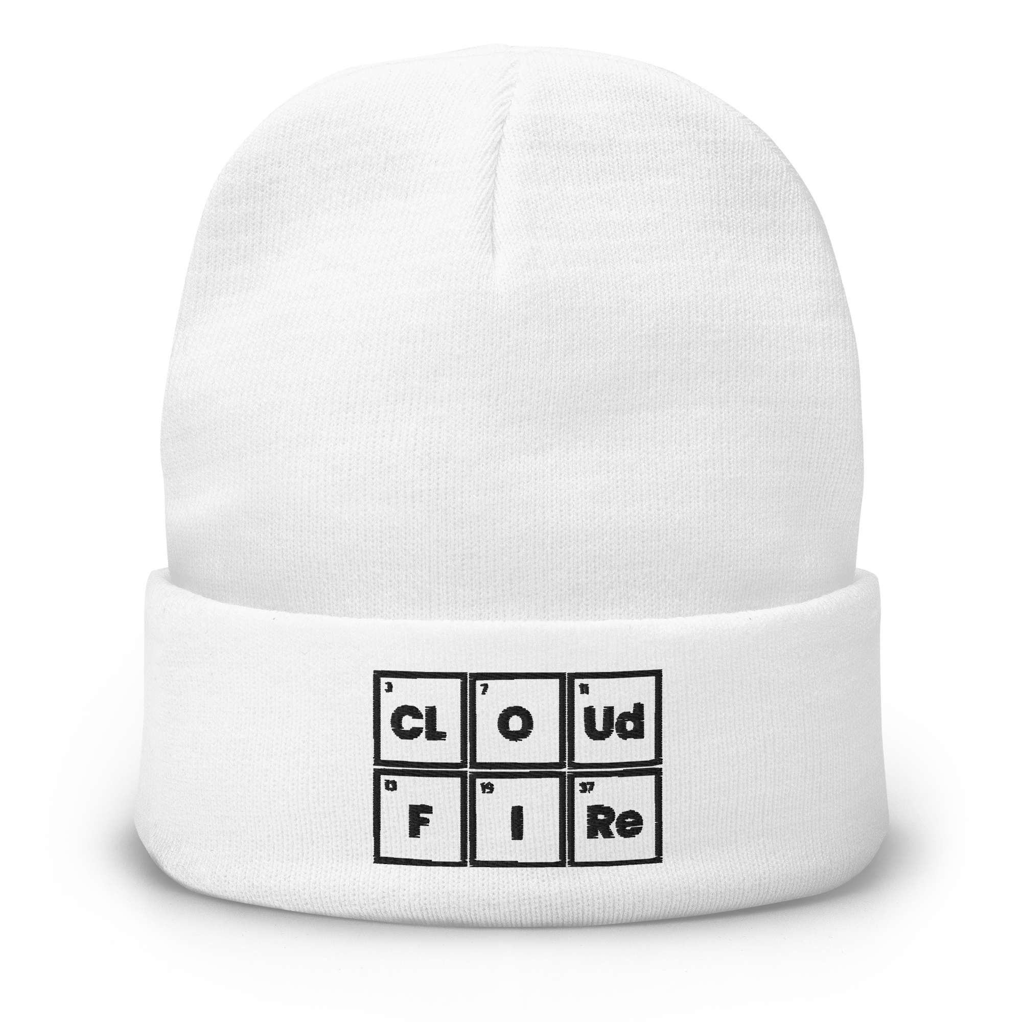 CLOUD AND FIRE Logo Embroidered Beanie