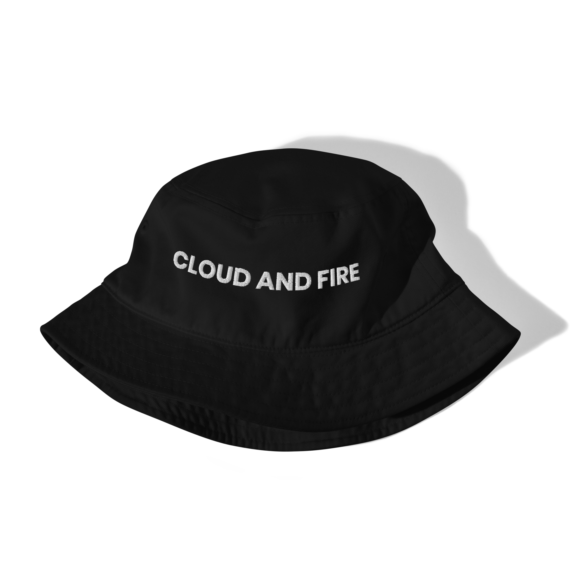 CLOUD AND FIRE Typeface Organic Bucket Hat