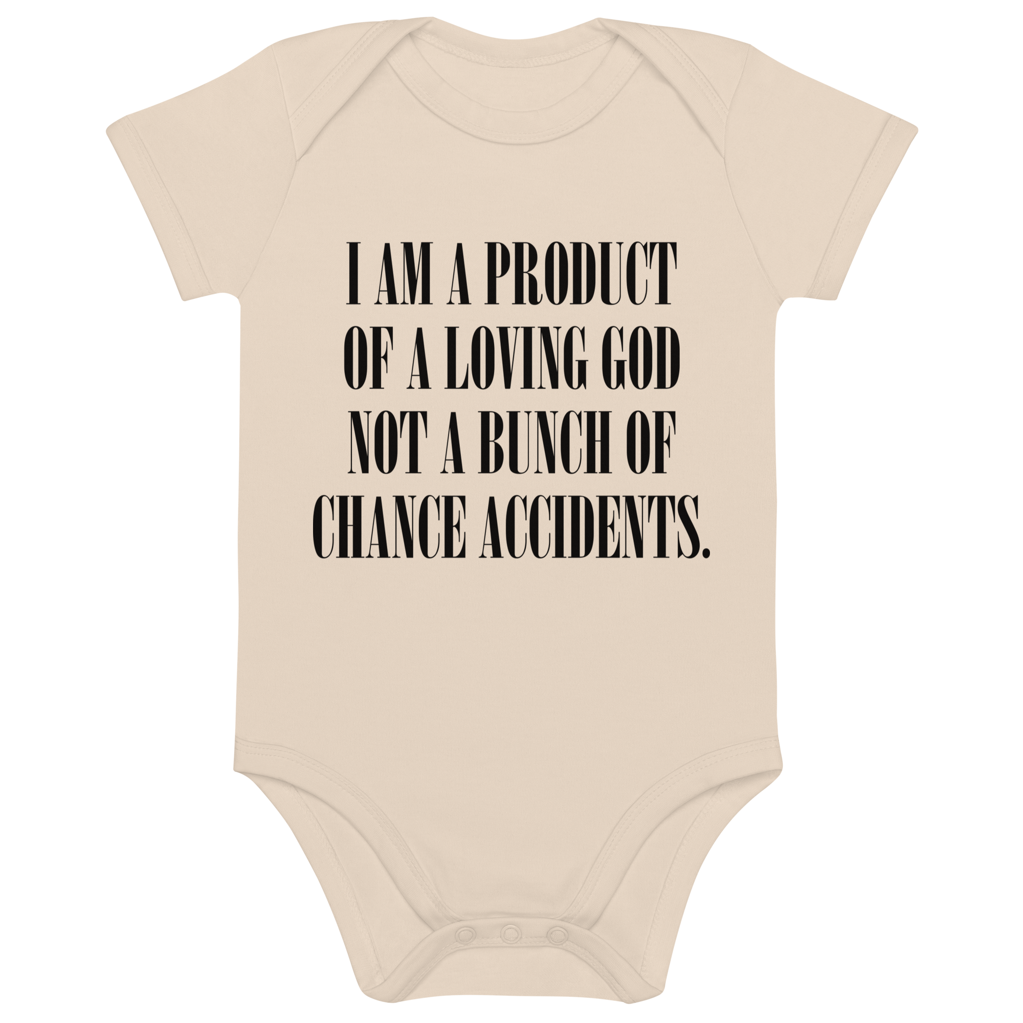 A Product of God - Organic Cotton Baby Bodysuit