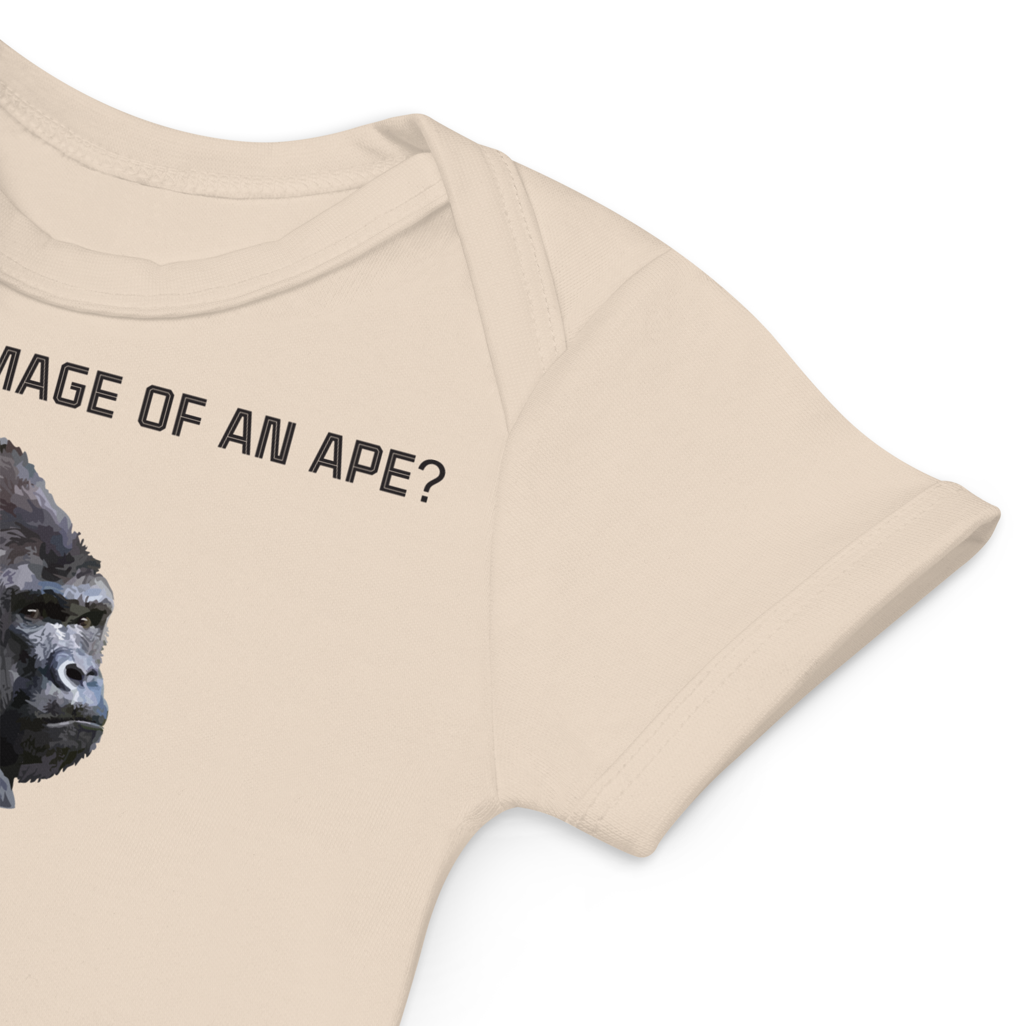 Made In the Image of An Ape - Organic Cotton Baby Bodysuit