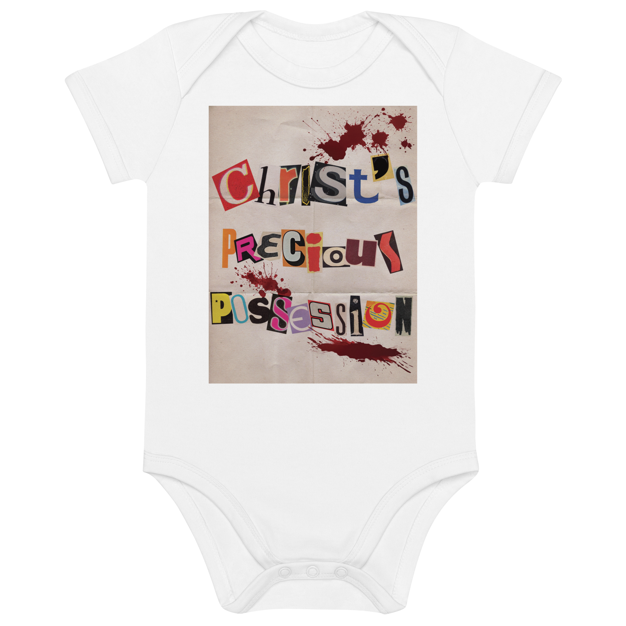 Crist's Precious Possession - Organic Cotton Baby Nodysuit