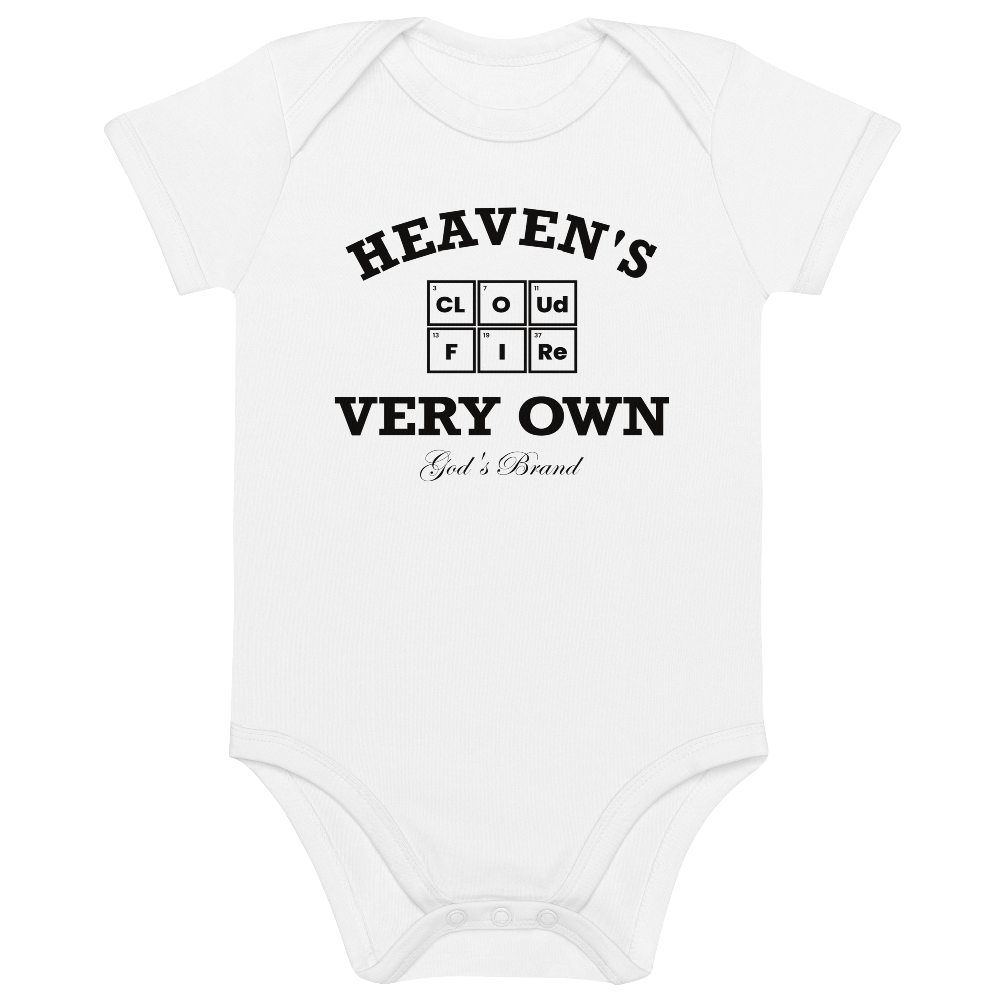 Heaven's Very Own God's Brand - Organic Cotton Baby Bodysuit