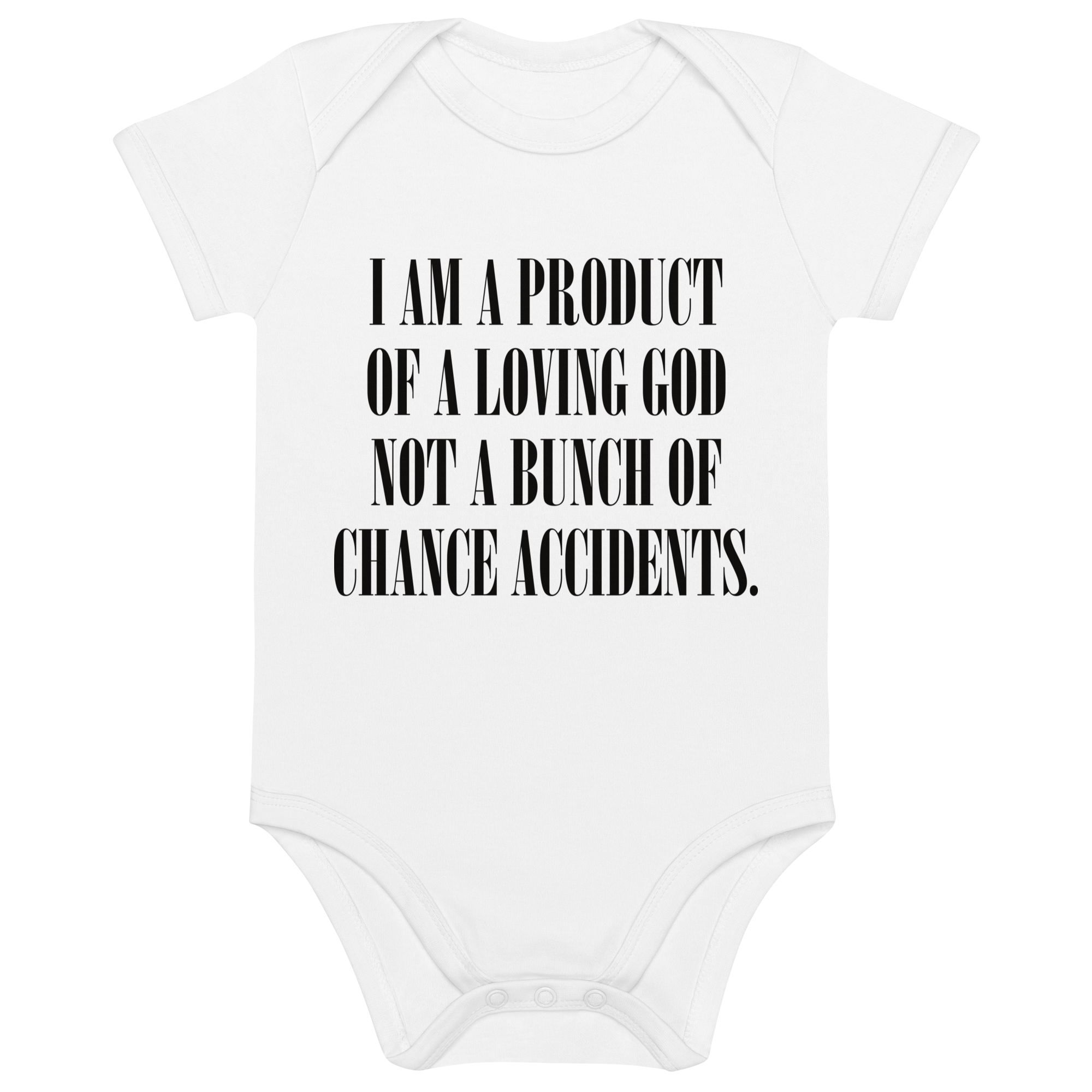 A Product of God - Organic Cotton Baby Bodysuit