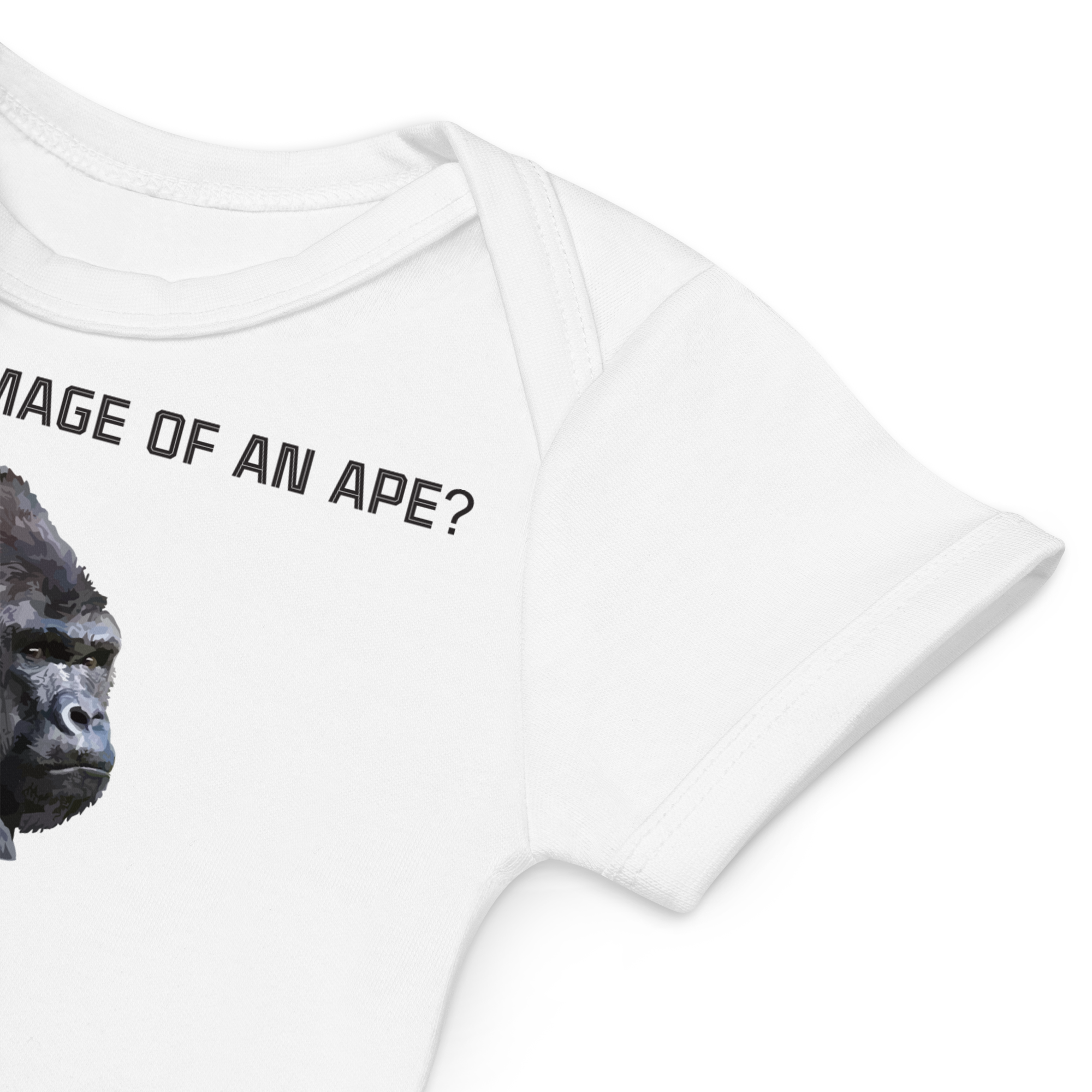 Made In the Image of An Ape - Organic Cotton Baby Bodysuit