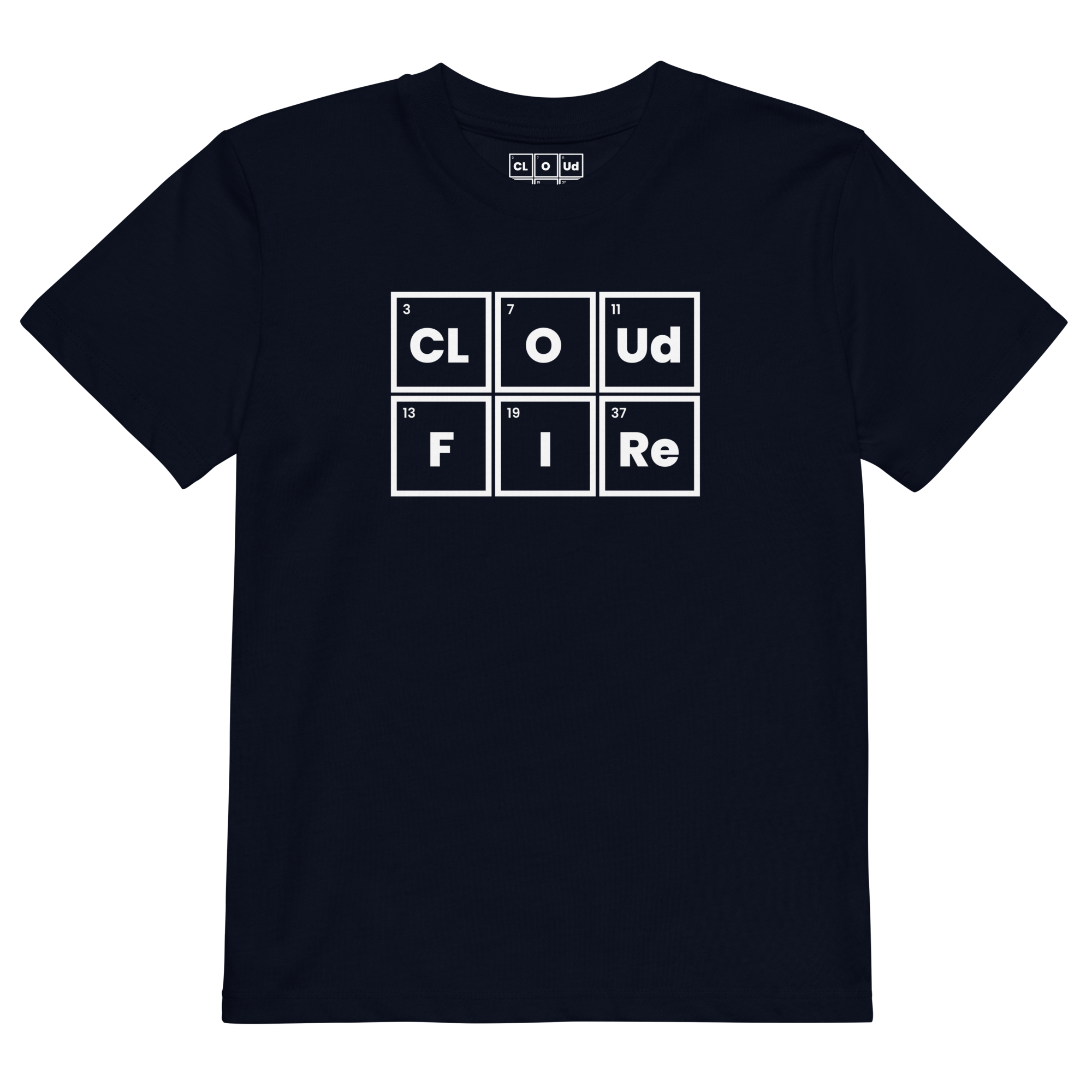 CLOUD AND FIRE logo - Organic Cotton Kids T-shirt