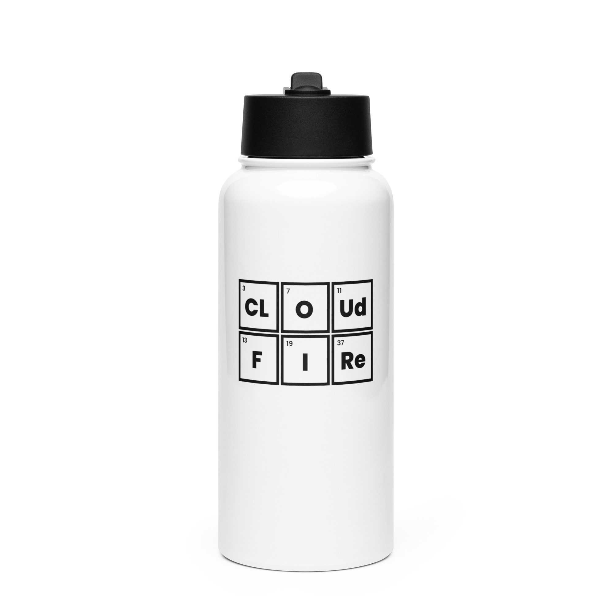 Stainless Steel Water Bottle With A Straw Lid