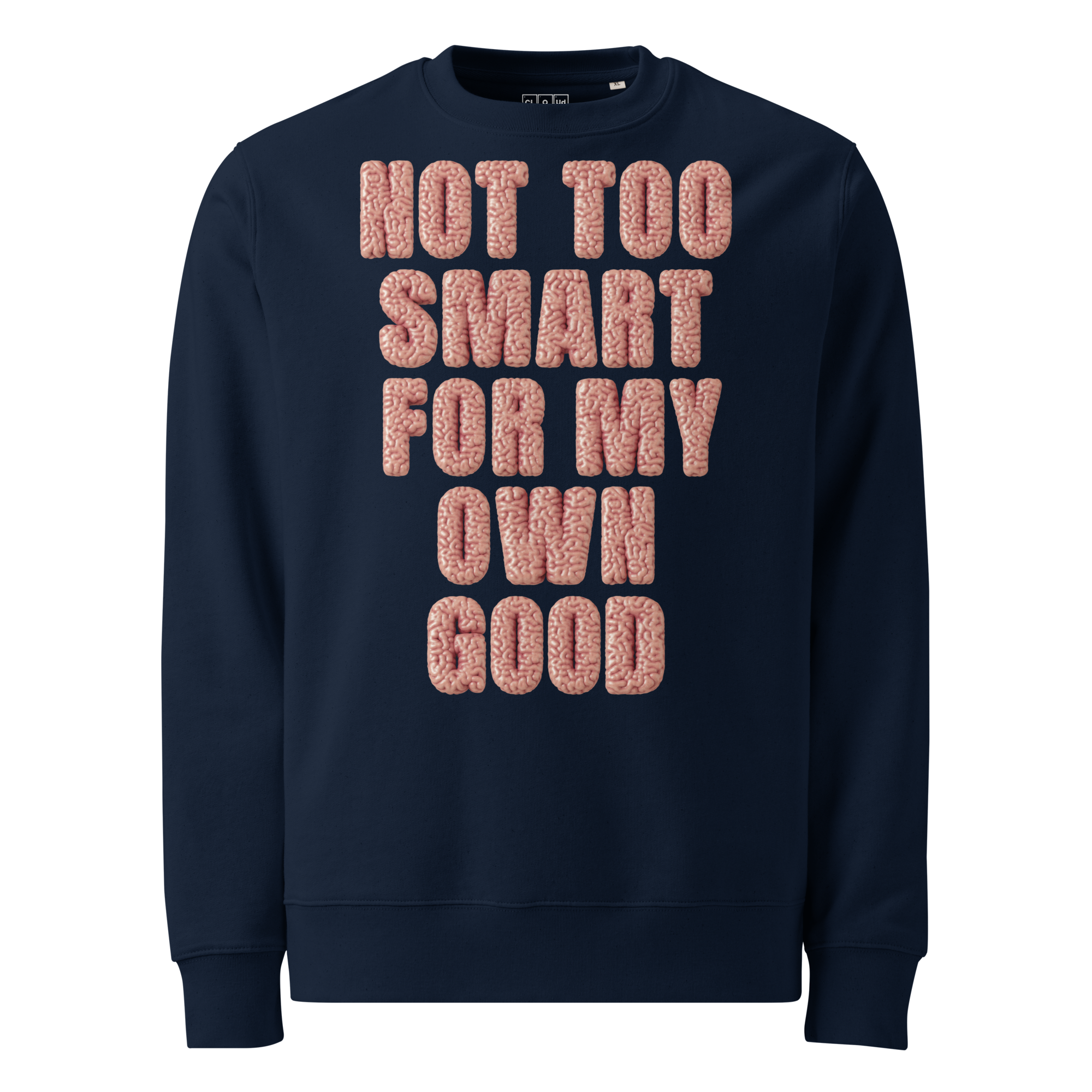 Not Too Smart For My Own Good - Unisex Eco Sweatshirt