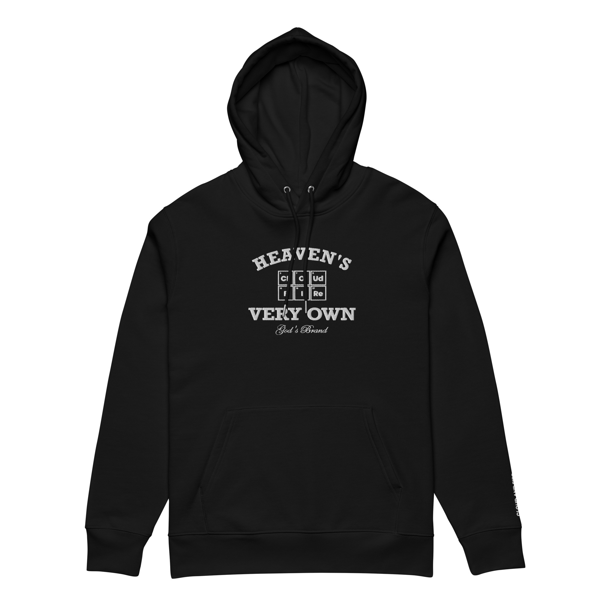 Heaven's Very Own God's Brand (embroidered) - Unisex Essential Eco Hoodie