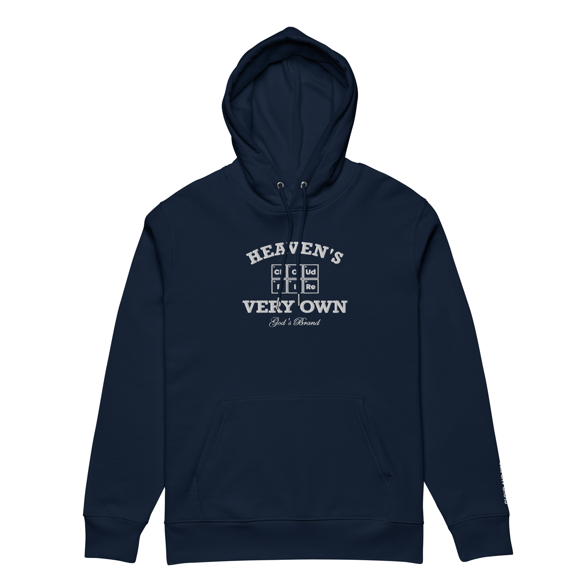 Heaven's Very Own God's Brand (embroidered) - Unisex Essential Eco Hoodie