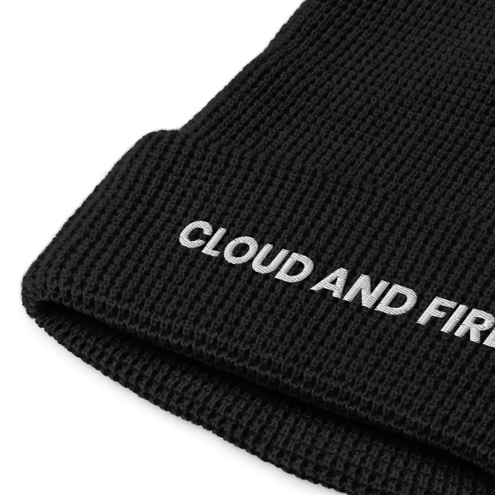 CLOUD AND FIRE Typeface Waffle Beanie