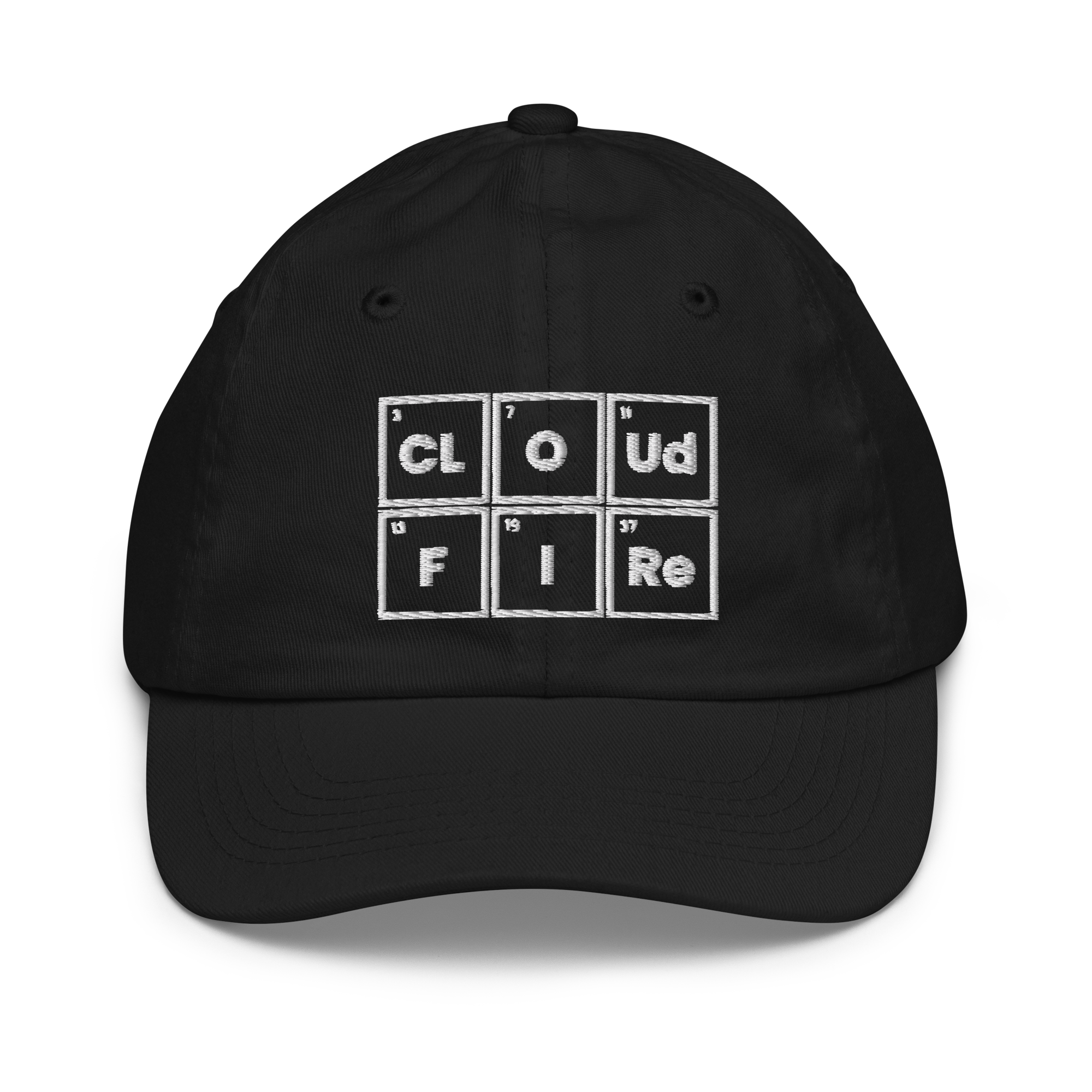 CLOUD AND FIRE Logo Youth Baseball Cap