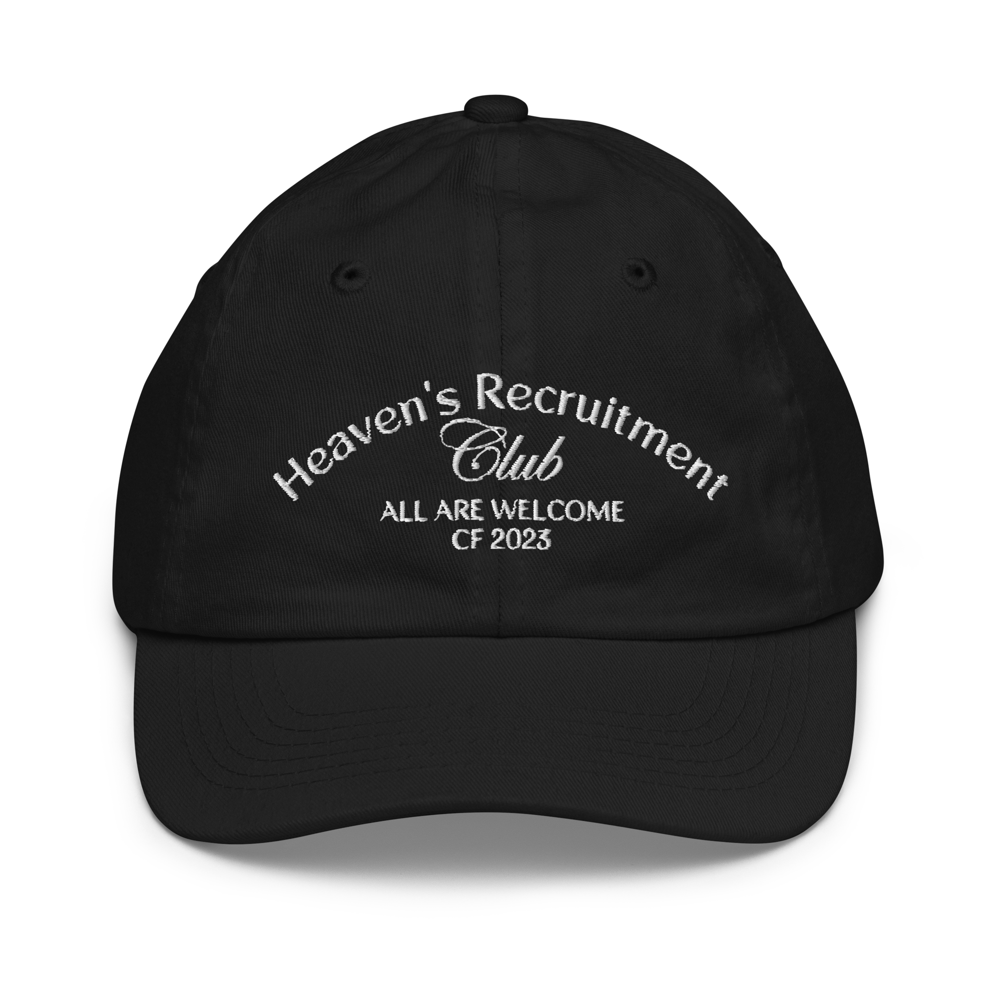 Heaven's Recruitment Club Youth Baseball Cap