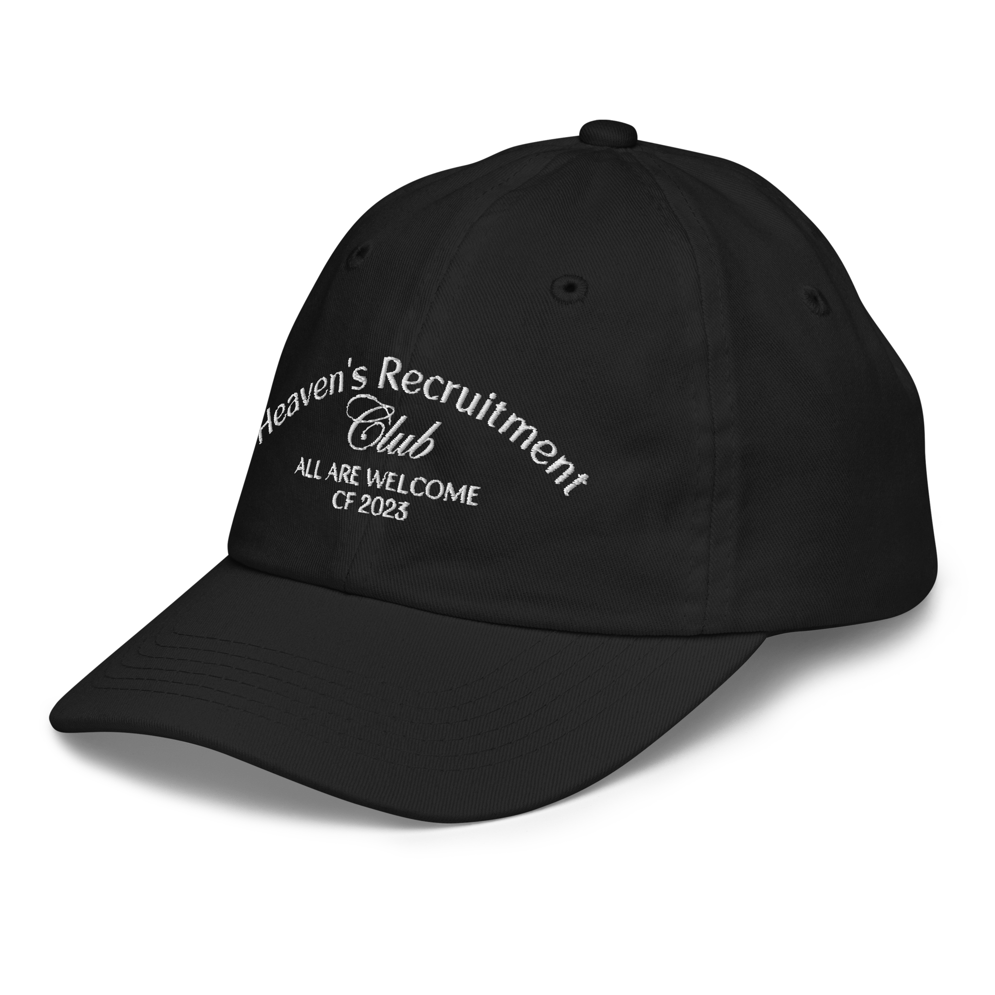 Heaven's Recruitment Club Youth Baseball Cap