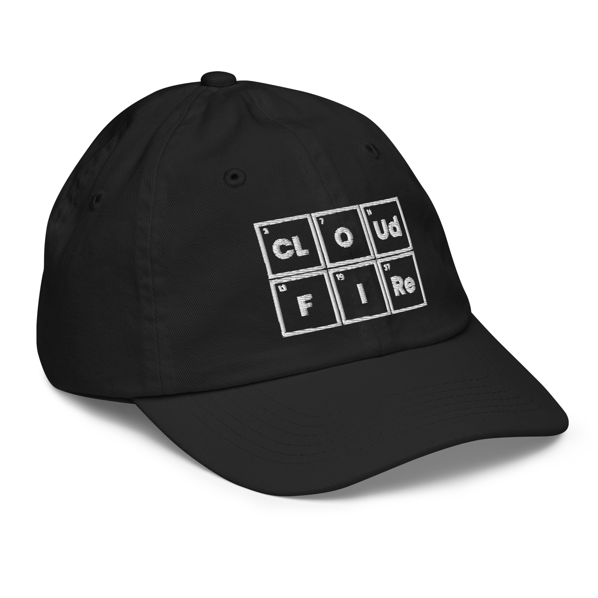 CLOUD AND FIRE Logo Youth Baseball Cap