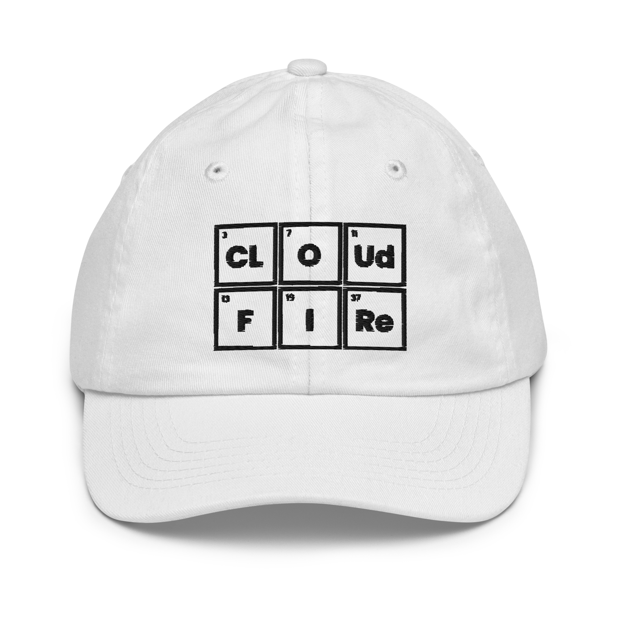 CLOUD AND FIRE Logo Youth Baseball Cap