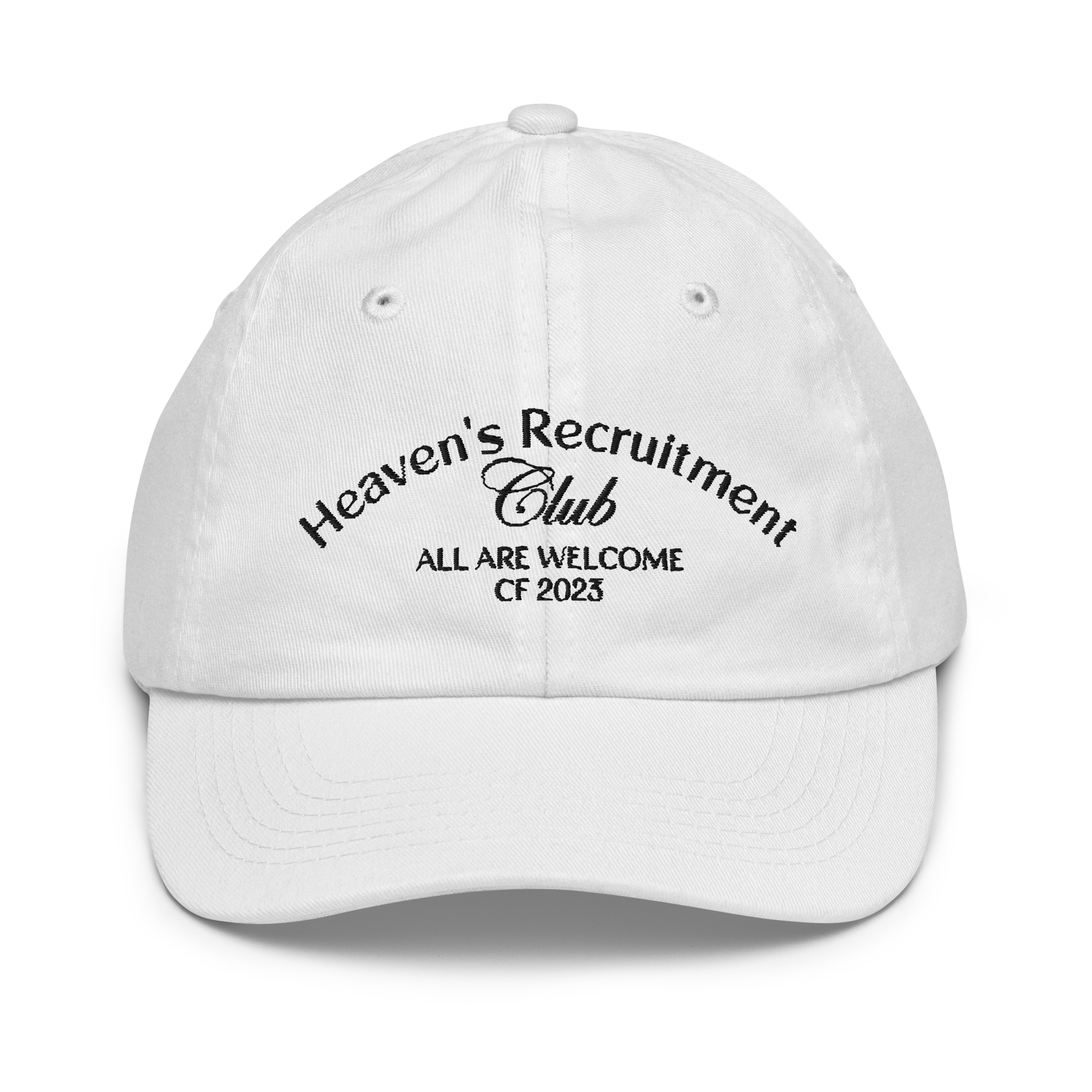 Heaven's Recruitment Club Youth Baseball Cap