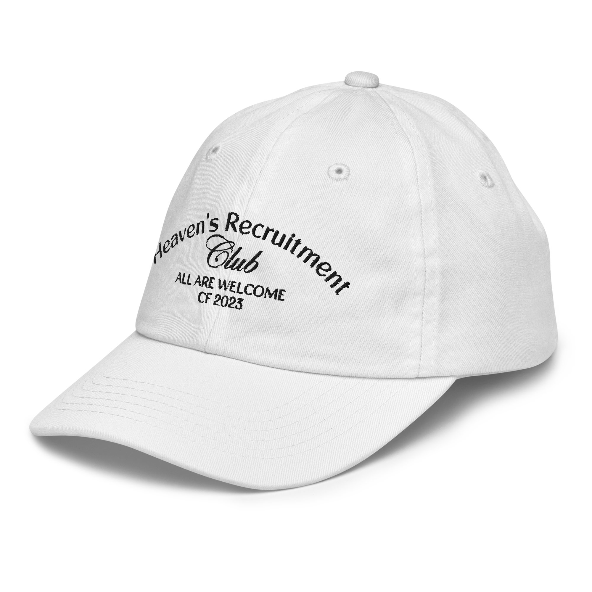 Heaven's Recruitment Club Youth Baseball Cap